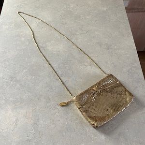 Vintage Lyrella gold beaded crossbody